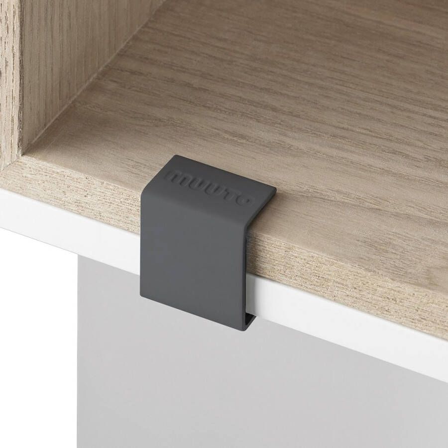 Muuto Stacked 2.0 Mini Clips Grijs 5 Stuks