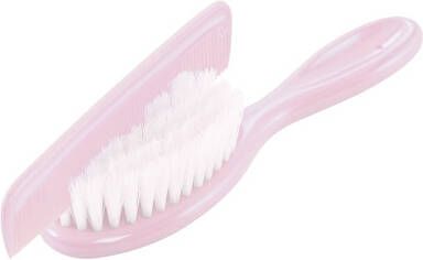 Rotho Kam en penseel met Na turbo rsten tender rosé, perl