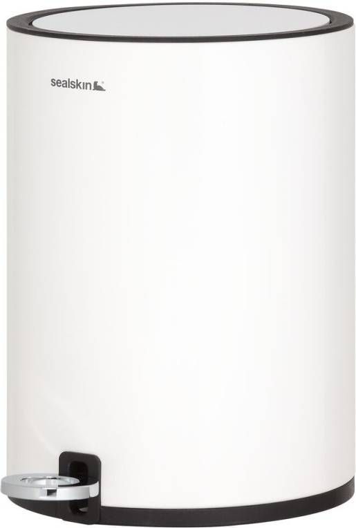 Sealskin Pedaalemmer 3 liter Industrial vrijstaand Wit