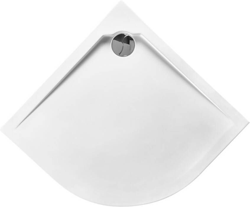 Allibert Douchebak Slim kwart rond 90x90 cm