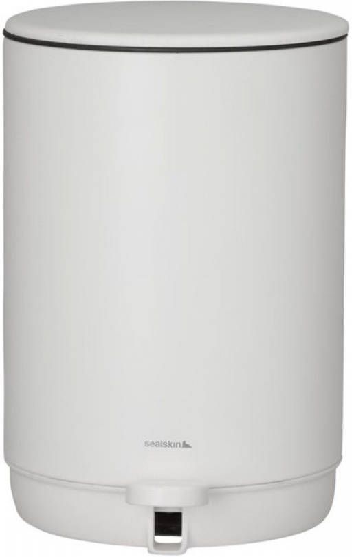 Sealskin Pedaalemmer vrijstaand Mind 5 liter Wit