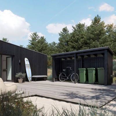 Trendyard Fietsenberging Kliko Overkapping Hout
