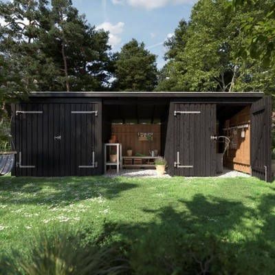 Trendyard Grote Houten Berging Nordic