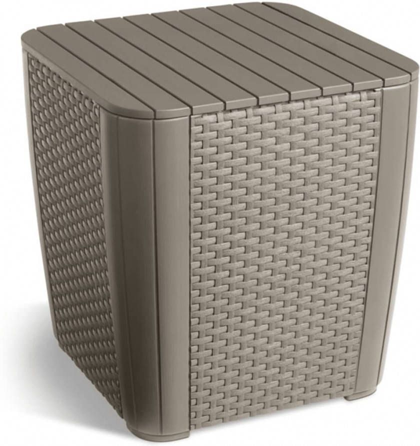 Keter Bijzettafel Luzon cappuccinokleurig 223931