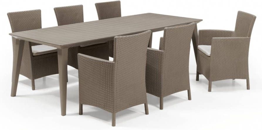 Allibert Tuinset Judy cappuccino 7 delig