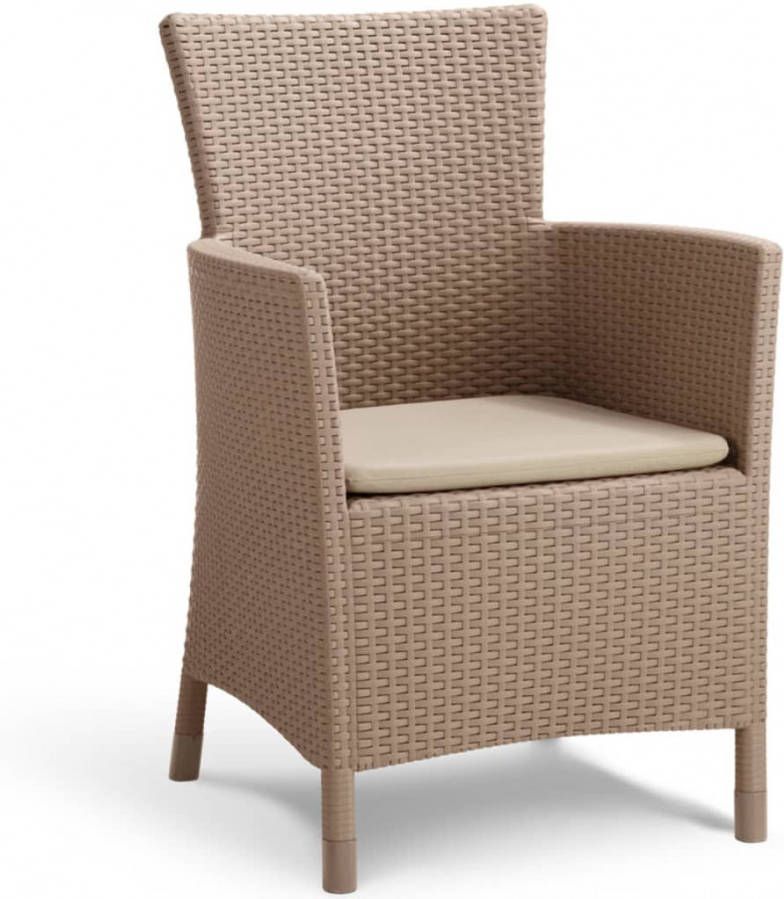 Keter Allibert Tuinstoel Iowa cappuccinokleurig 215519