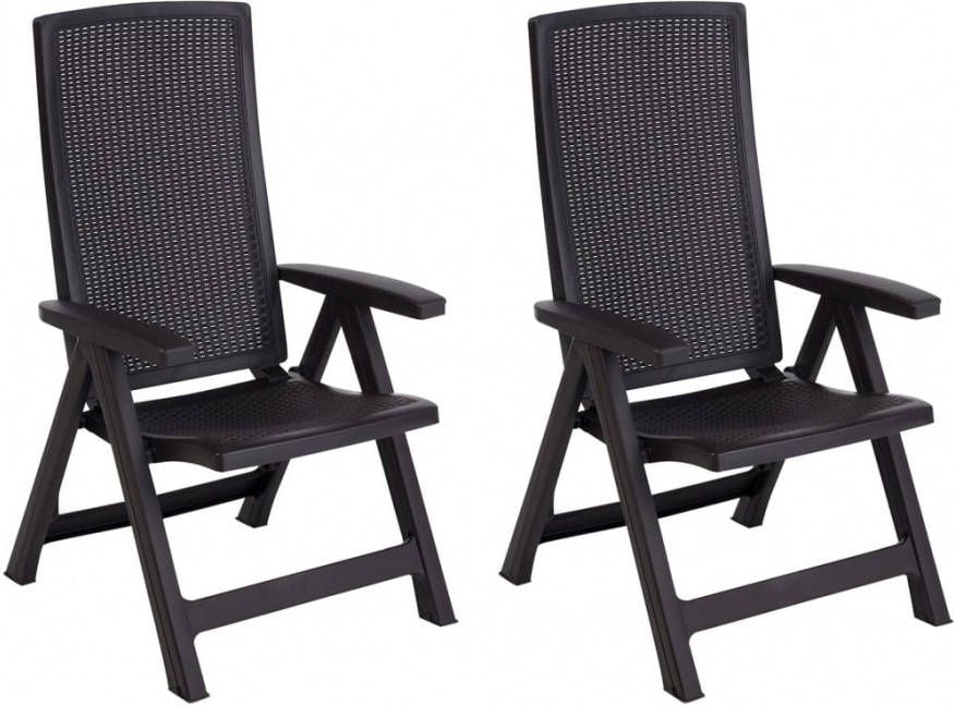 Allibert verstelbare tuinstoel Montreal(2 stuks) Leen Bakker