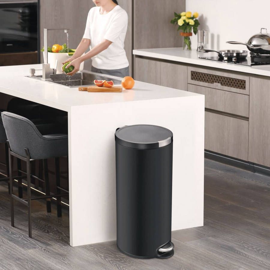 EKO Artistic Pedaalemmer Matzwart 30l