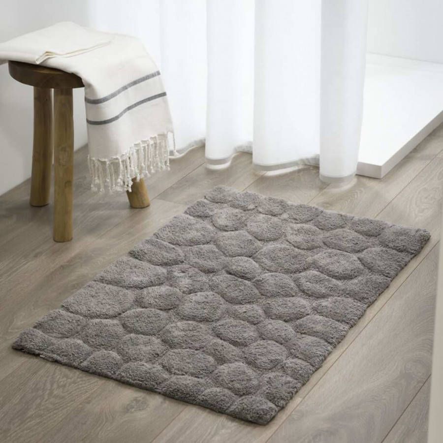 Sealskin Badmat Pebbles Katoen 60 X 90 Cm Grijs