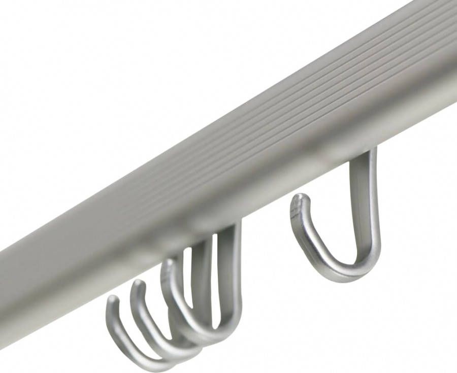 Sealskin Douchegordijnstangenset Easy Roll mataluminium