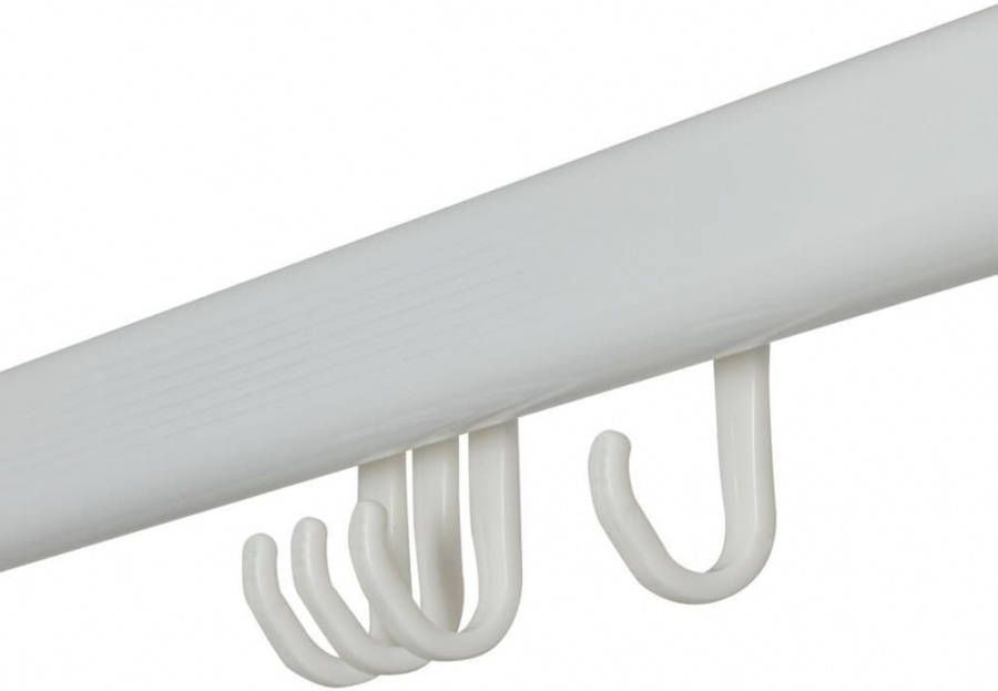 Sealskin Douchegordijnstangenset Easy Roll wit