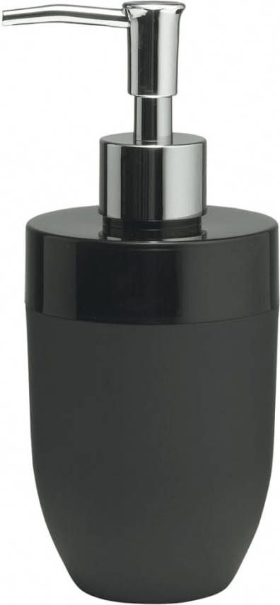 Douche Concurrent Zeepdispenser Sealskin Bloom ABS Zwart 7.5x17.5cm