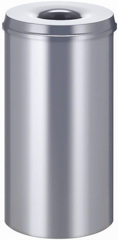 V-Part V Part Prullenbak zelfdovend 50 L zilverkleurig