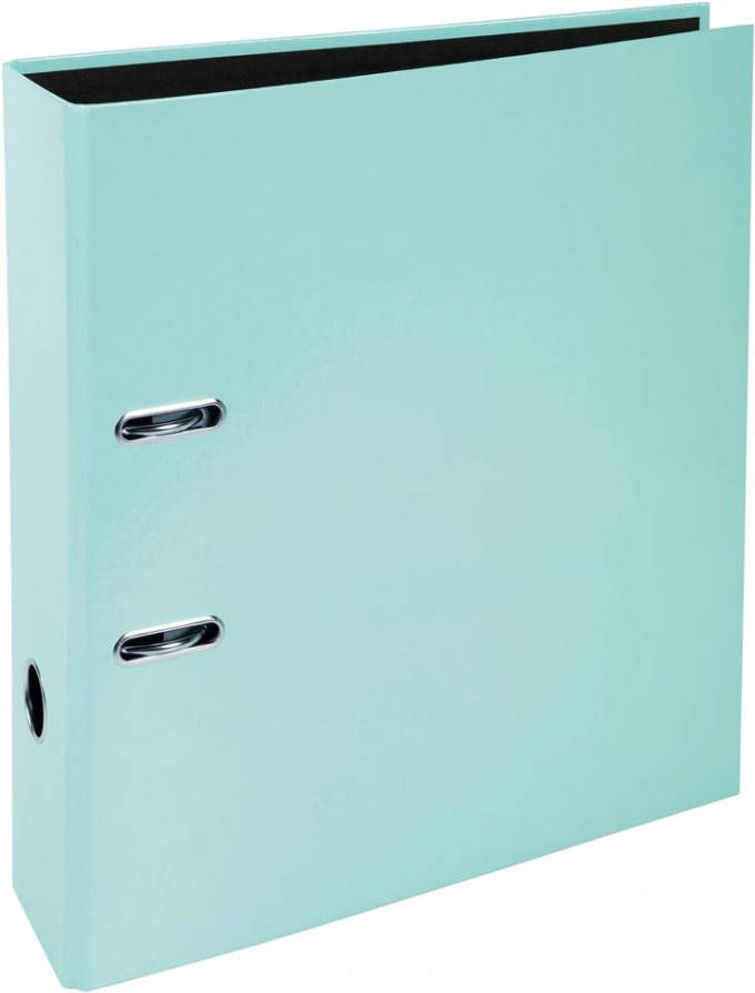 Exacompta Aquarel ordner uit karton met gecoat papier, ft A4, rug van 8 cm, pastelgroen