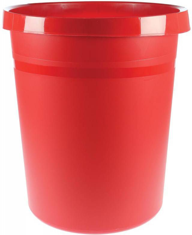 Han Papierbak Grip 18 Liter Met 2 Grijpranden Rood