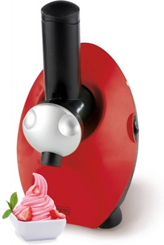 Trebs Elektrische Sorbetijsmaker/Comfortice Met Recepten 99283 Rood zwart