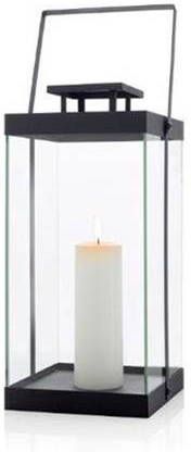 BLOMUS Lantaarn met kaars Lantaarn finca groot black
