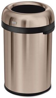 Simplehuman Afvalemmer Bullet Open Top Can 115 Liter Rose Gold