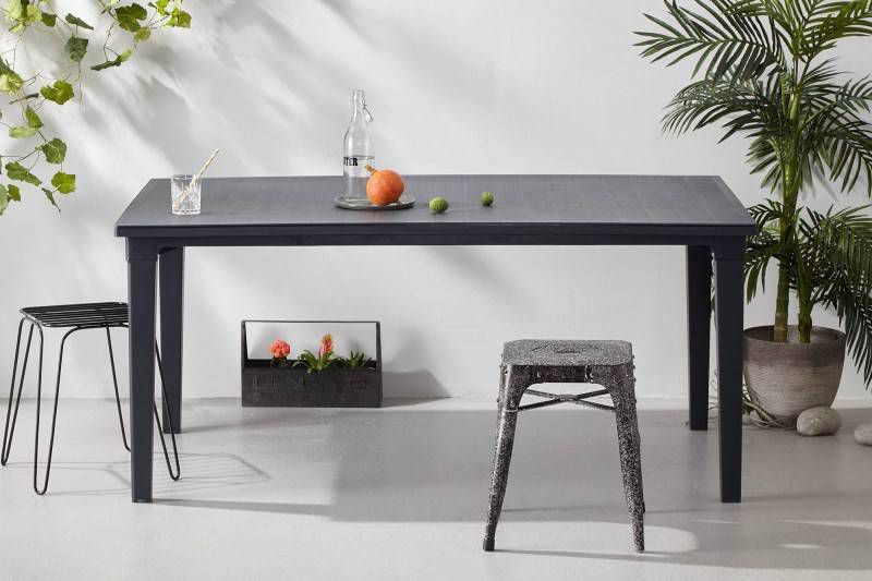 Le Sud Allibert tafel Futura grijs 165x95x75 cm Leen Bakker
